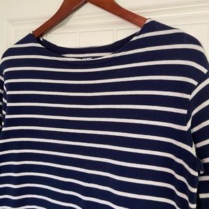 Old Navy, navy + white stripe sweater